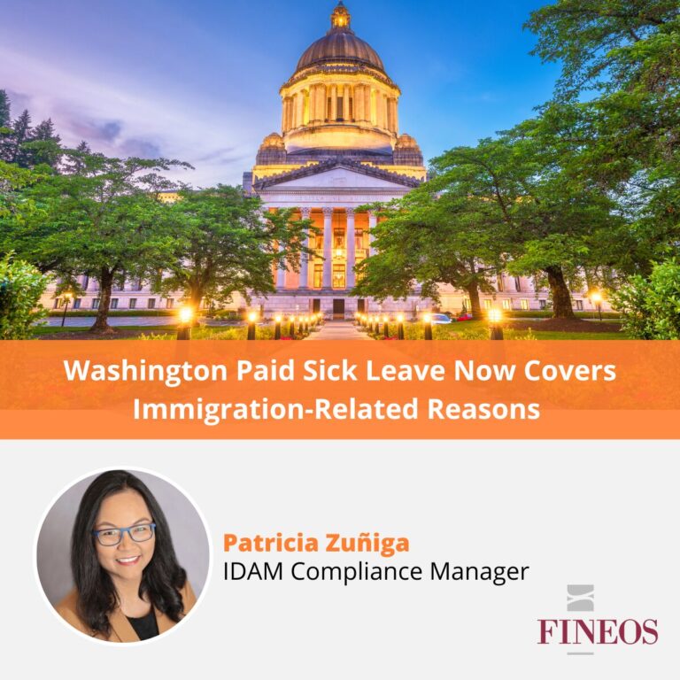 Washington Paid Sick Leave Now Covers Immigration-Related Reasons