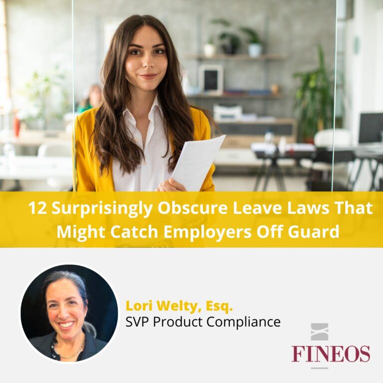 12 Surprisingly Obscure Leave Laws That Might Catch Employers Off Guard 